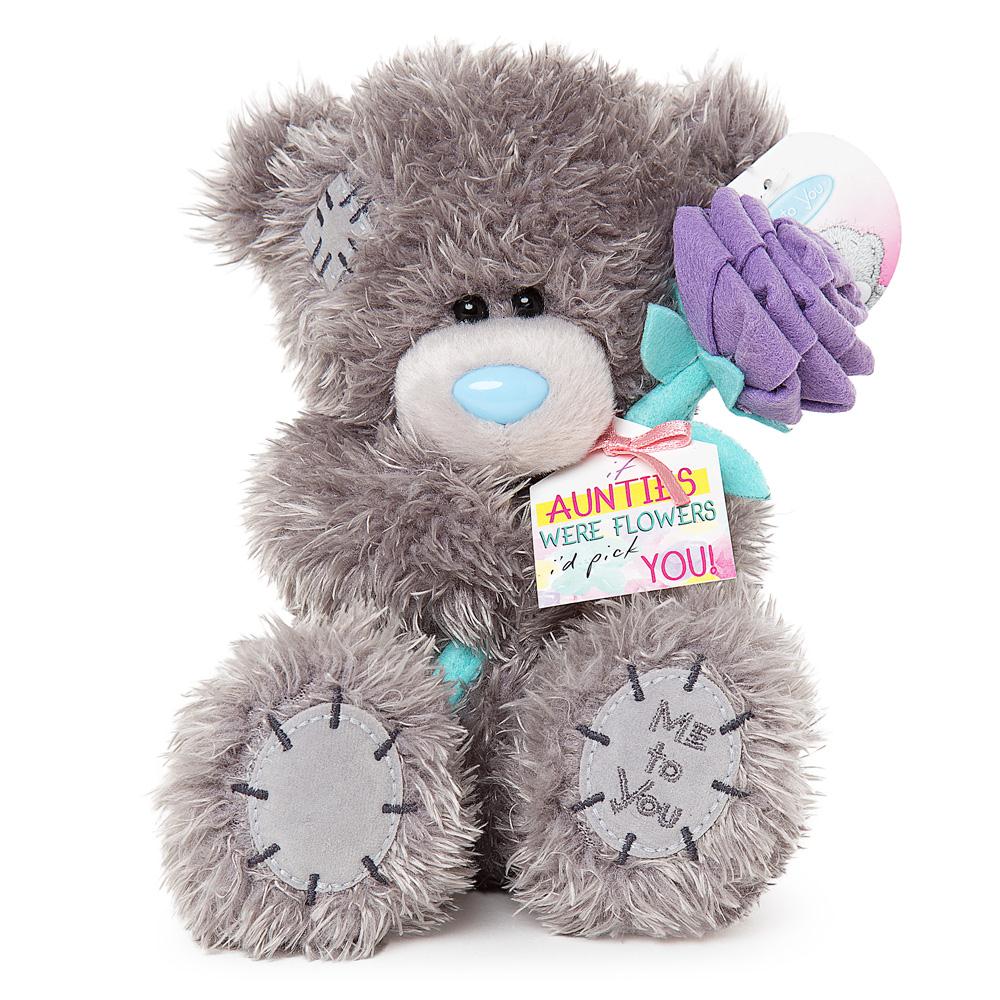 7" Auntie Me to You Bear With Flowers Extra Image 2